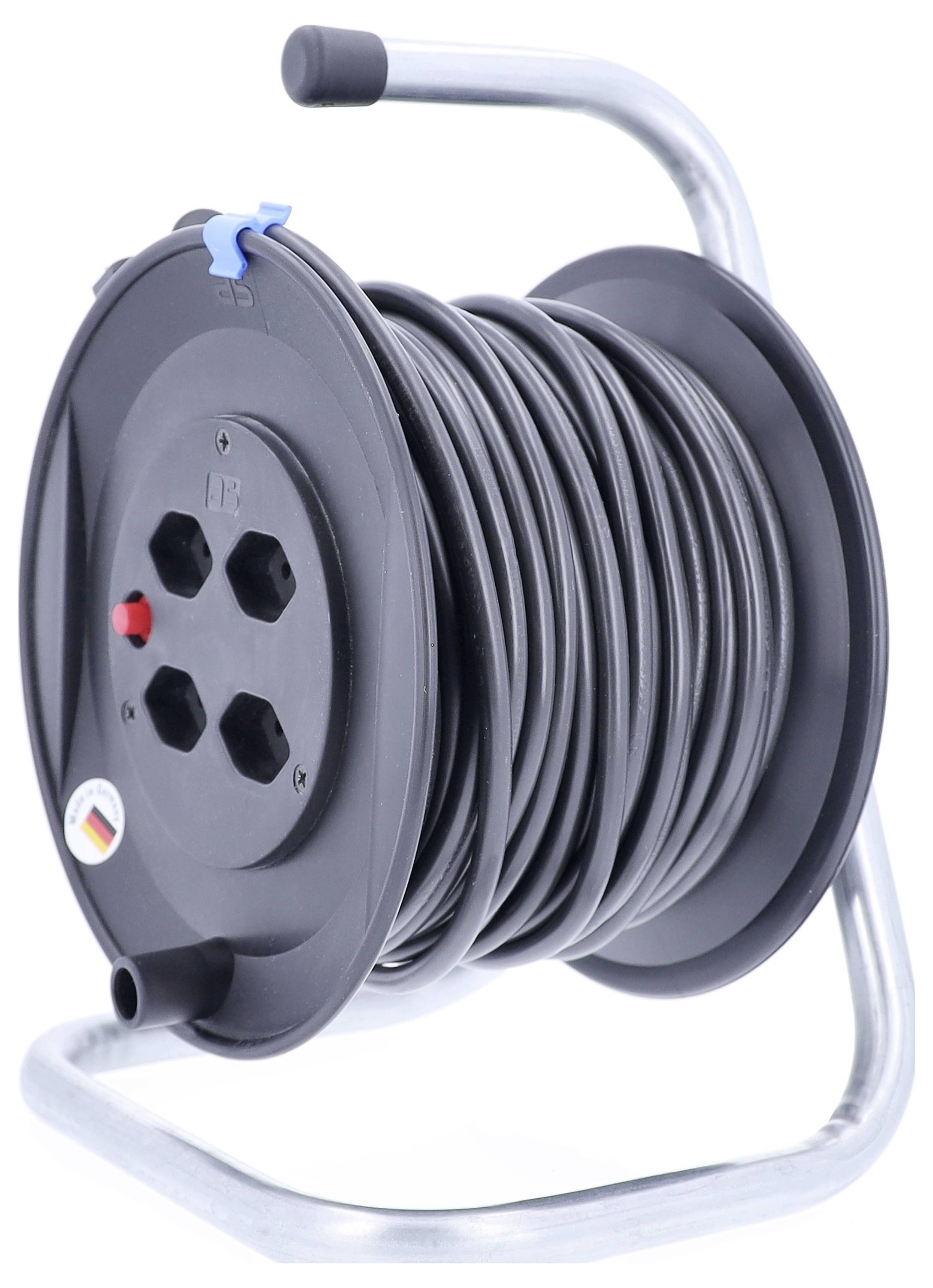 AS Schwabe 711104 Kabeltrommel 25m Schwarz