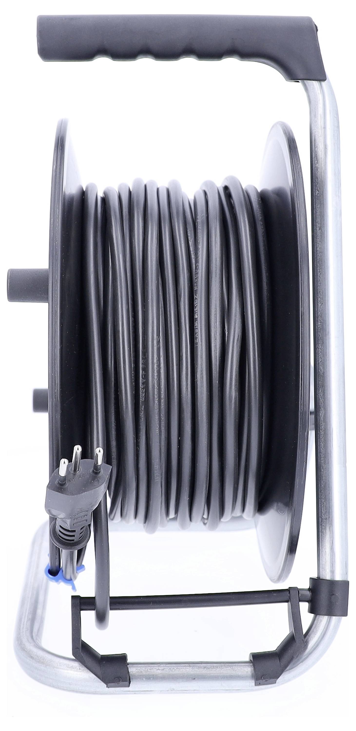 AS Schwabe 710125 Kabeltrommel 33m Schwarz