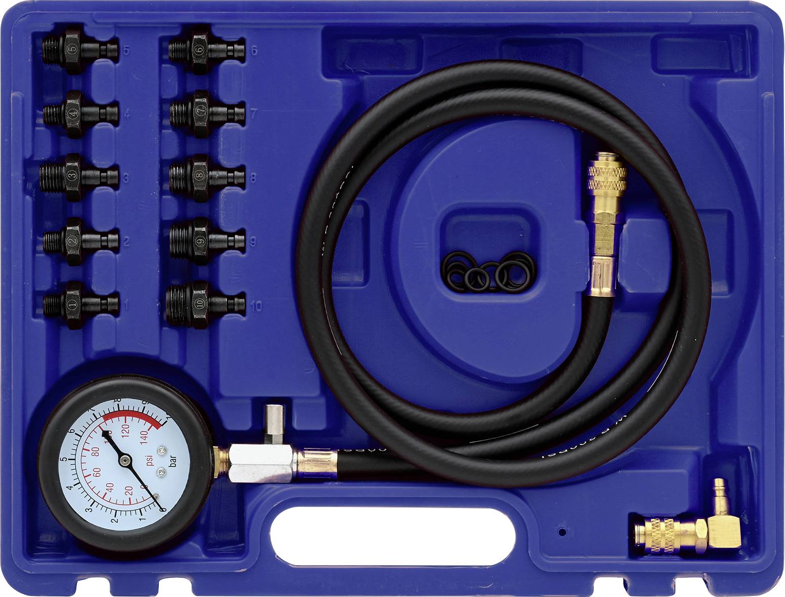 Kunzer 7ODT01 Öldrucktester 12-teilig, im Koffer