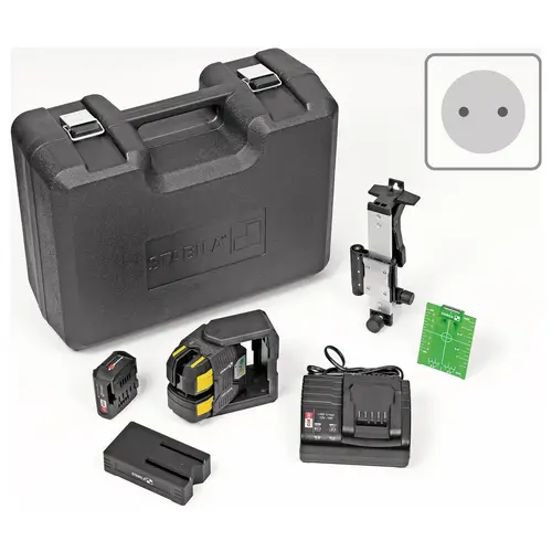 Stabila LAX 500G Kreuzlinienlaser Reichweite (max.): 40m Stabila LAX 500G Kreuzlinienlaser Reichweite (max.): 40m