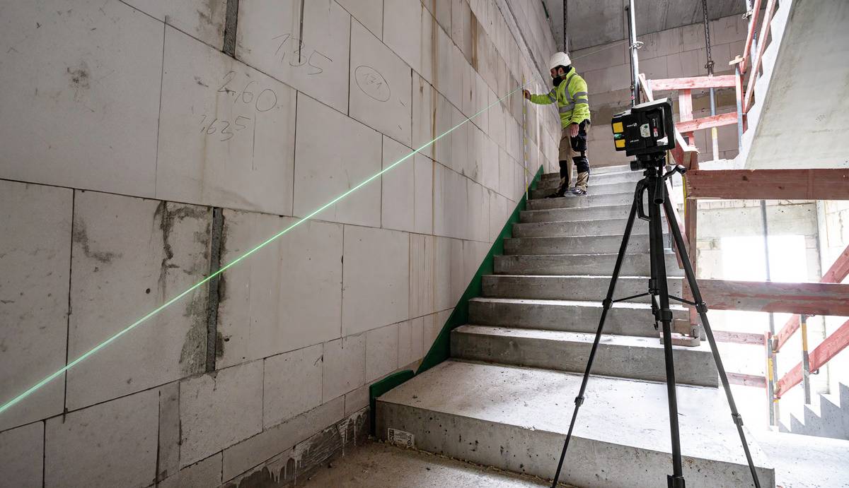 Stabila LAX 500G Kreuzlinienlaser ohne Akku Reichweite (max.): 40m