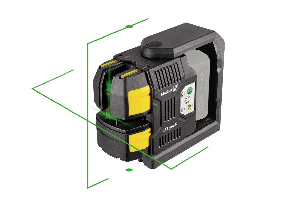 Stabila LAX 500G Kreuzlinienlaser ohne Akku Reichweite (max.): 40m