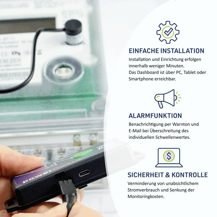 BEULCO Kommunikationsmodul iQ powerGuard für analoge Ferraris-Stromzähler 402434