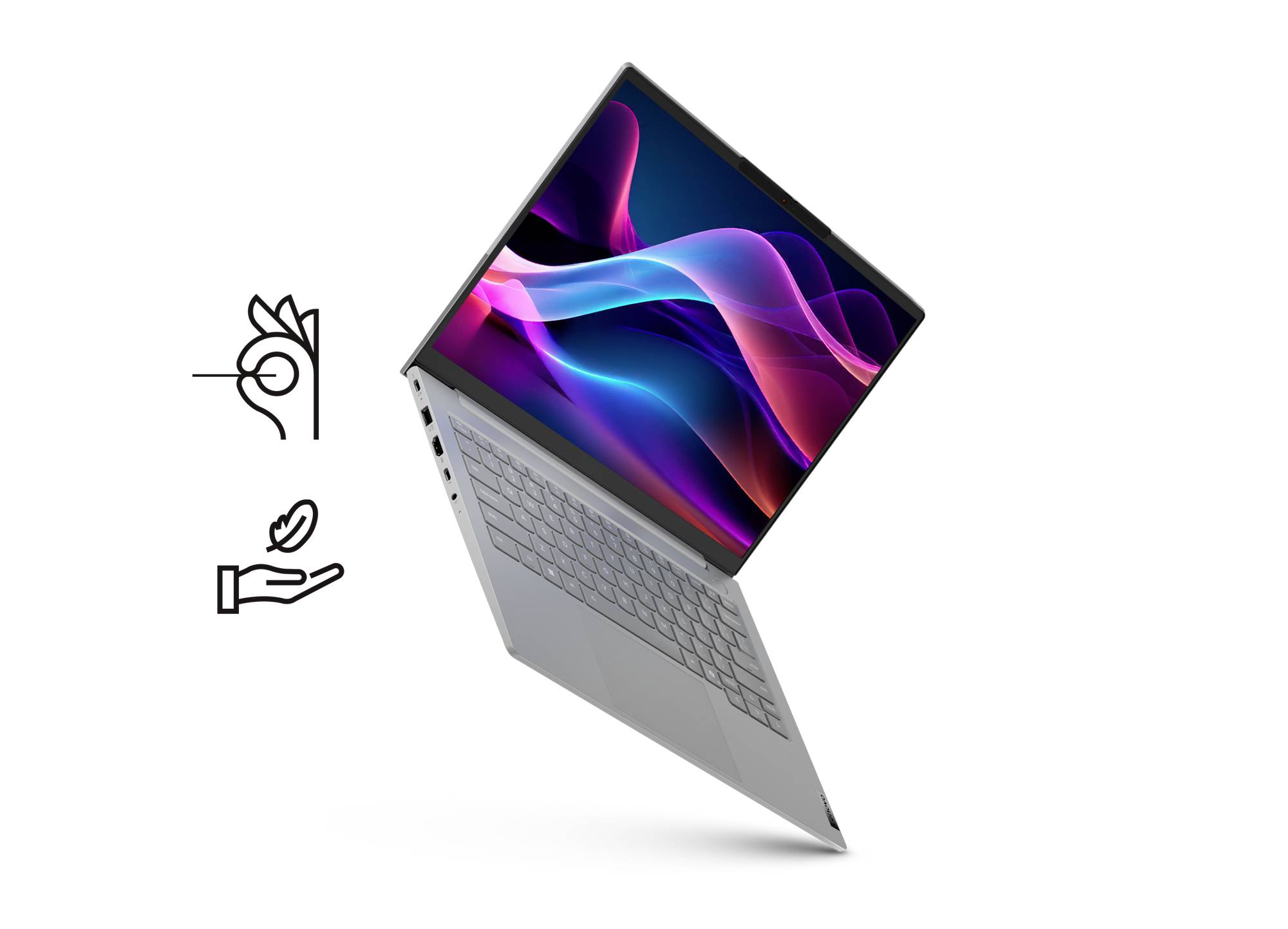 Lenovo Notebook ThinkBook 14 G8 35.6 cm (14 Zoll) WUXGA Intel® Core™ Ultra 5 (Series 2) 225U 16 GB RAM 512 GB SSD Deutsch, QWERTZ Grau 21S