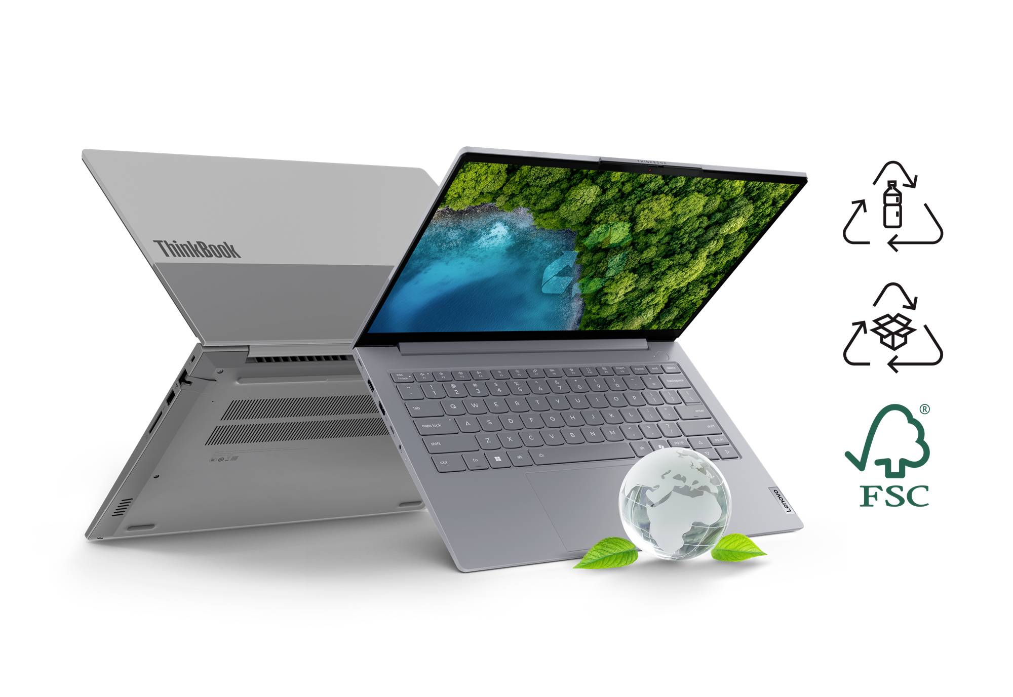 Lenovo Notebook ThinkBook 14 G8 35.6 cm (14 Zoll) WUXGA Intel® Core™ Ultra 5 (Series 2) 225U 16 GB RAM 512 GB SSD Deutsch, QWERTZ Grau 21S