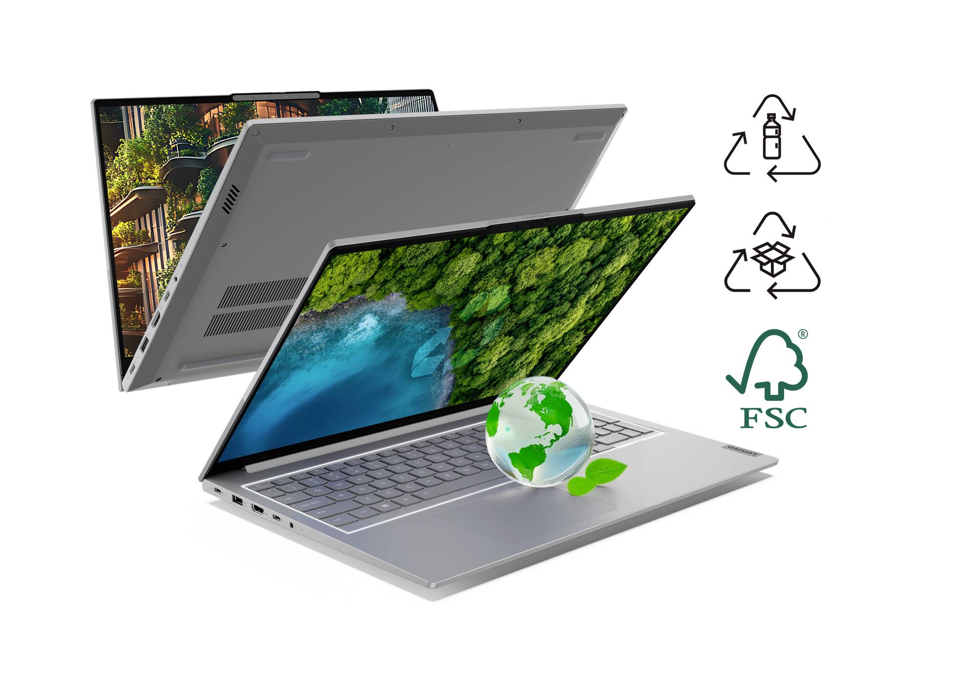 Lenovo Notebook ThinkBook 16 G8 40.6cm (16 Zoll) WUXGA Intel® Core™ Ultra 5 (Series 2) 225U 32GB RAM 1TB SSD Deutsch, QWERTZ Grau