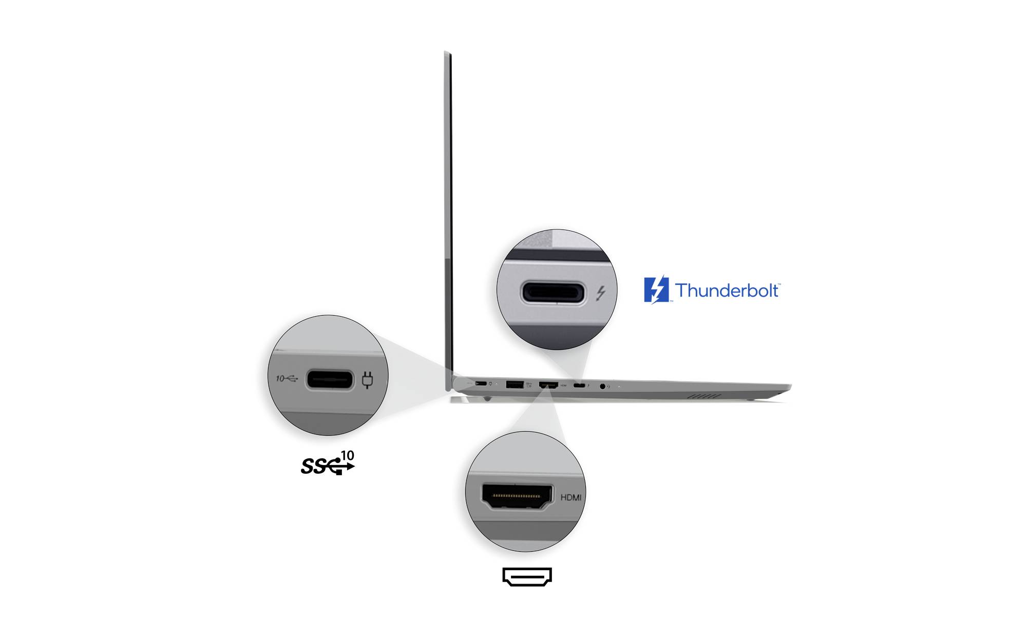 Lenovo Notebook ThinkBook 16 G8 40.6cm (16 Zoll) WUXGA Intel® Core™ Ultra 7 (Series 2) 255H 32GB RAM 1TB SSD Deutsch, QWERTZ Grau