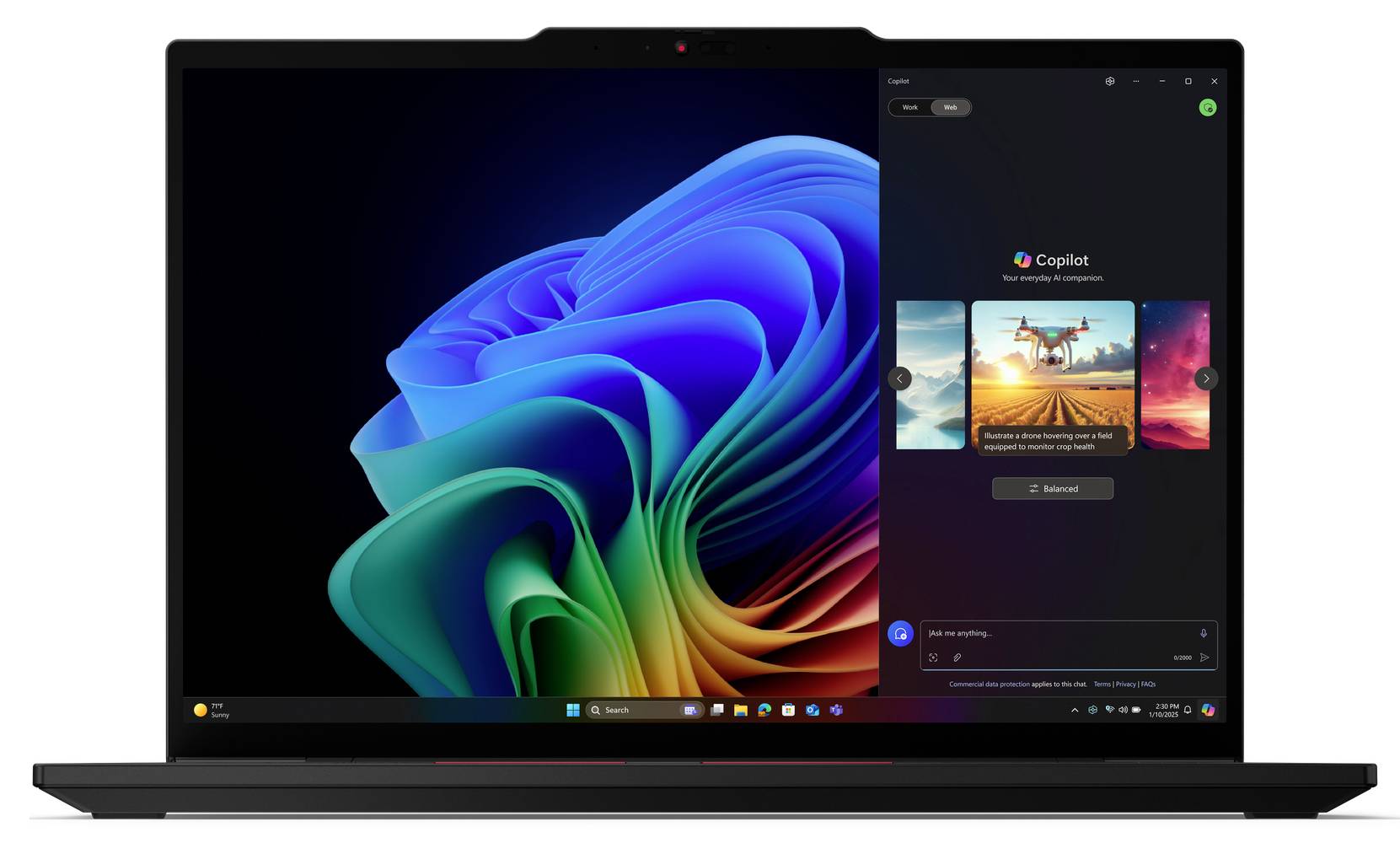 Lenovo Notebook ThinkPad T14s Gen 6 35.6 cm (14 Zoll) WUXGA Intel® Core™ Ultra 5 228V 32 GB RAM 1 TB SSD Deutsch, QWERTZ Schwarz 21QX003CG