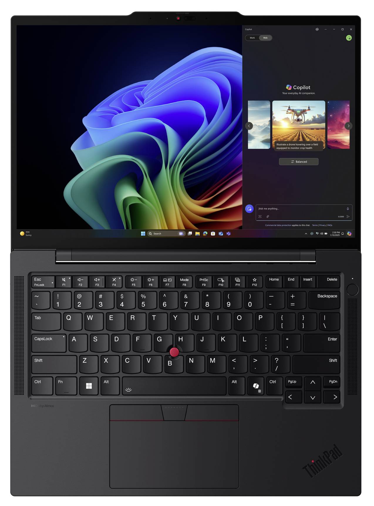 Lenovo Notebook ThinkPad T14s Gen 6 35.6cm (14 Zoll) WUXGA Intel® Core™ Ultra 5 228V 32GB RAM 1TB SSD Deutsch, QWERTZ Schwarz 21