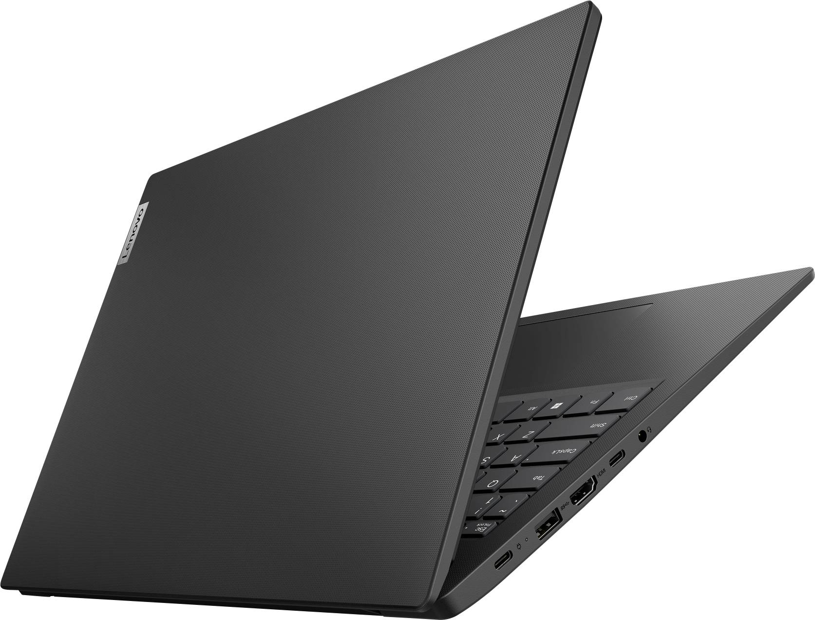 Lenovo Notebook V15-ITN 39.6cm (15.6 Zoll) Full HD Intel® N N100 8GB RAM 256GB SSD Deutsch, QWERTZ Intel UHD Graphics Schwarz 83M4