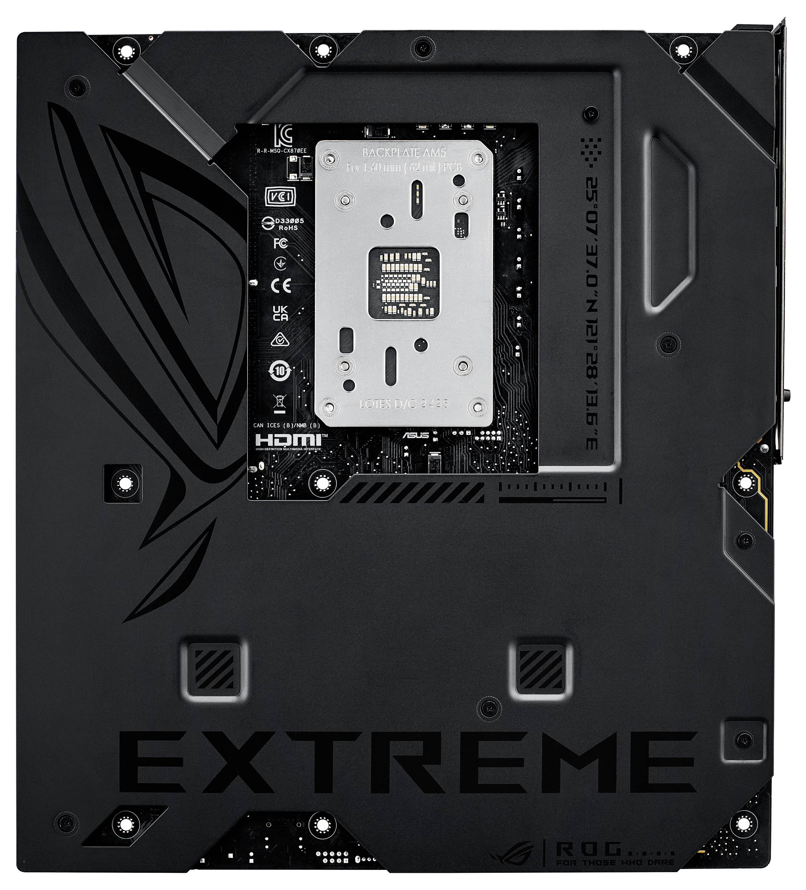 Asus MB ASUS ROG CROSSHAIR X870E EXTREME Mainboard Sockel (PC) AMD® AM5 Formfaktor (Details) E-ATX Mainboard-Chipsatz AMD® X870E