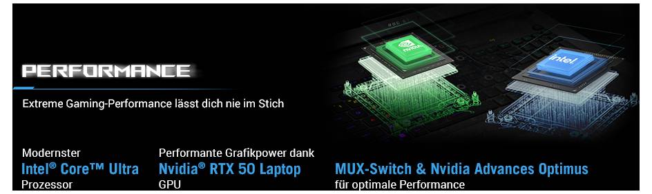 Asus Gaming Notebook 40.6 cm (16 Zoll) WQXGA Intel® Core™ Ultra 9 (Series 2) 275HX 12 GB RAM 1 TB SSD Deutsch, QWERTZ Nvidia NVIDIA GeForce RT