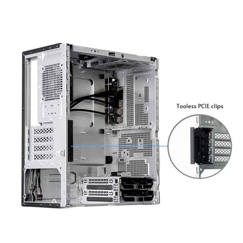 Chieftec Geh MINI UNI BS-20B-OP (B) Midi-Tower PC-Gehäuse Schwarz