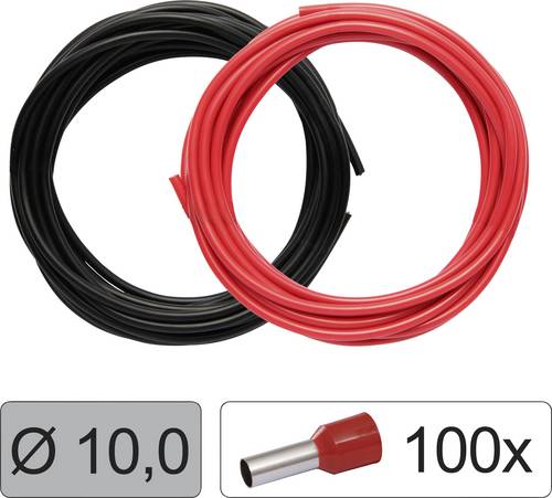 Quadrios 25CW132 Wire LiFY 10 mm² Red Black Set Harmonised Certifi...