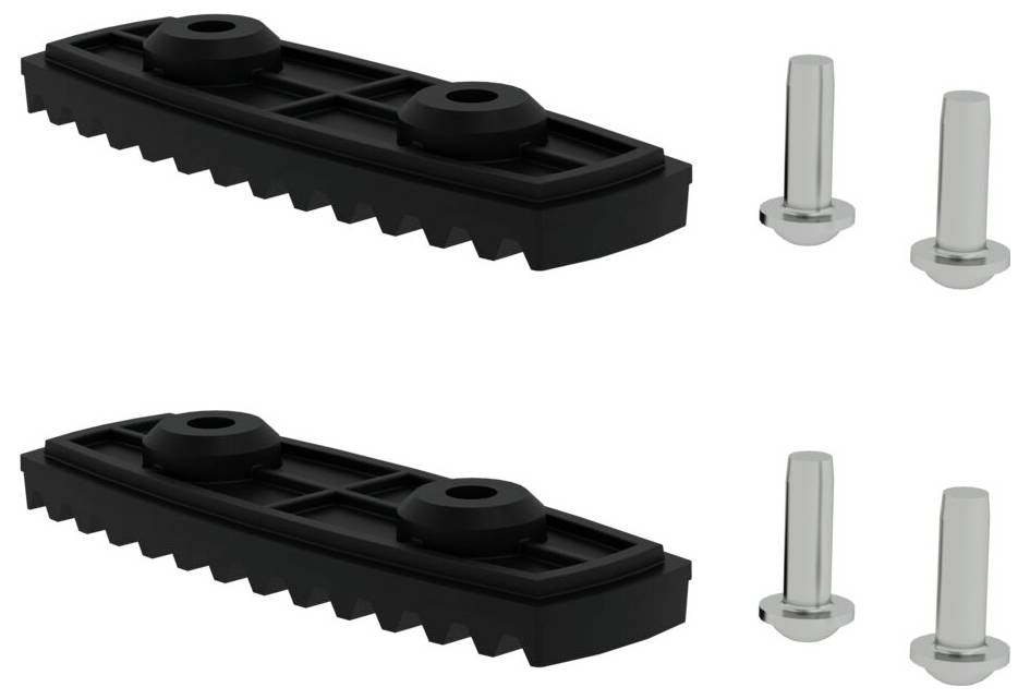 MUNK Günzburger Steigtechnik 019220 Fußplatten 2St.