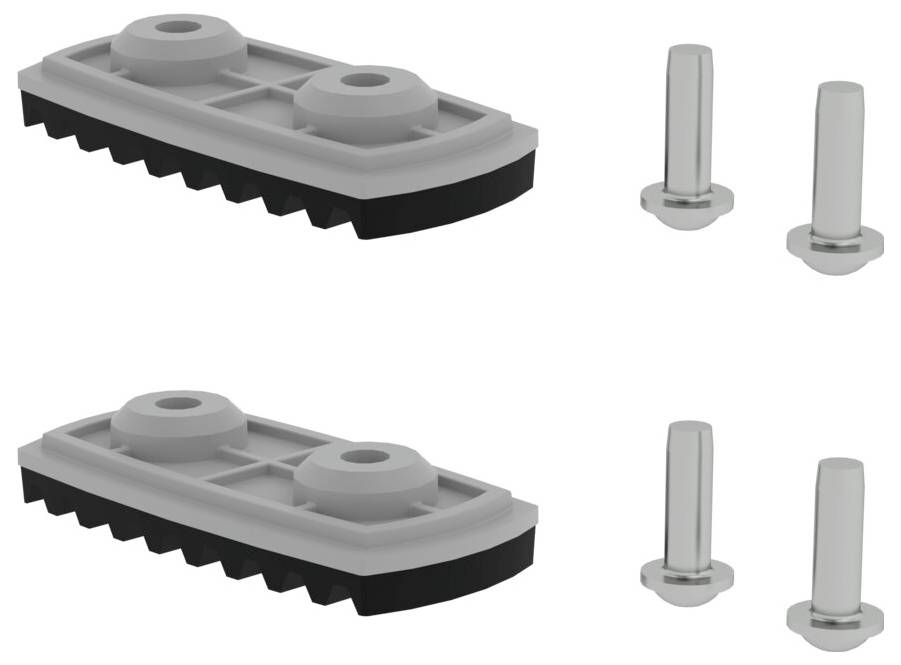 MUNK Günzburger Steigtechnik 019209 Fußplatten 2St.