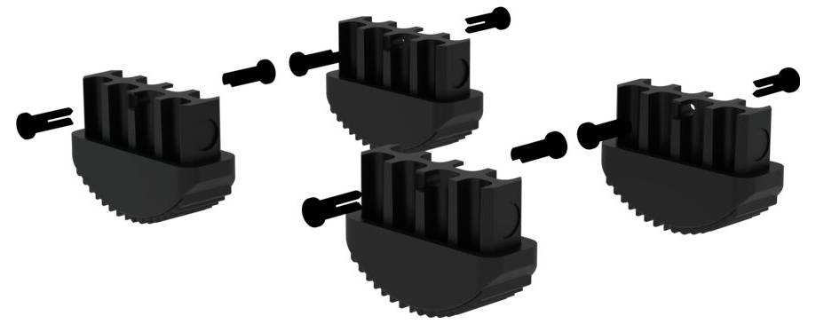 MUNK Günzburger Steigtechnik 019243 Innenschuh 4St.