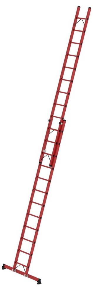 MUNK Günzburger Steigtechnik 036632 GFK Sprossen-Schiebeleiter