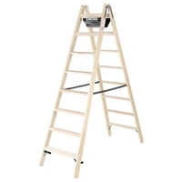 MUNK Günzburger Steigtechnik 033816 Holz Stufen-Stehleiter MUNK Günzburger Steigtechnik 033816 Holz Stufen-Stehleiter
