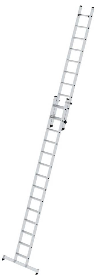 MUNK Günzburger Steigtechnik 040669 Aluminium Stufen-Schiebeleiter