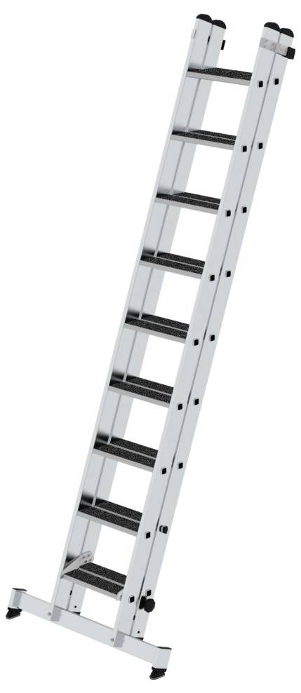 MUNK Günzburger Steigtechnik 040673 Aluminium Stufen-Schiebeleiter