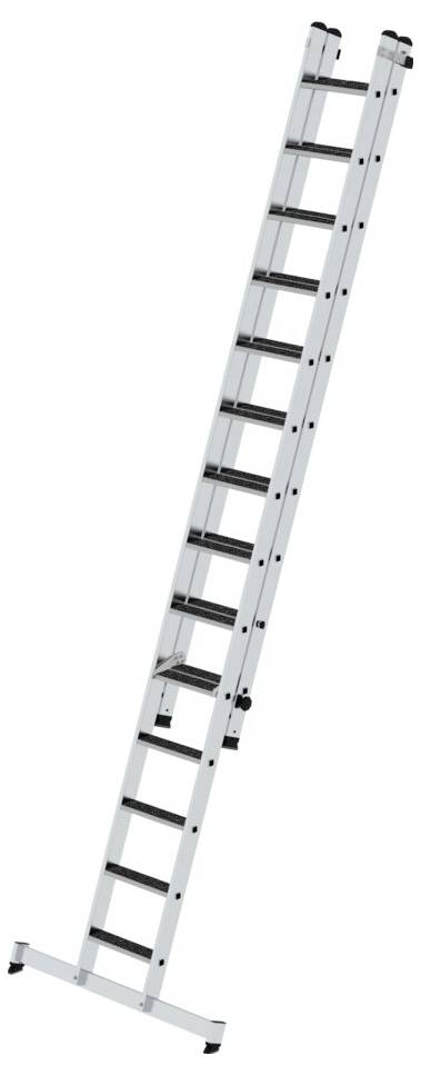 MUNK Günzburger Steigtechnik 040679 Aluminium Stufen-Schiebeleiter