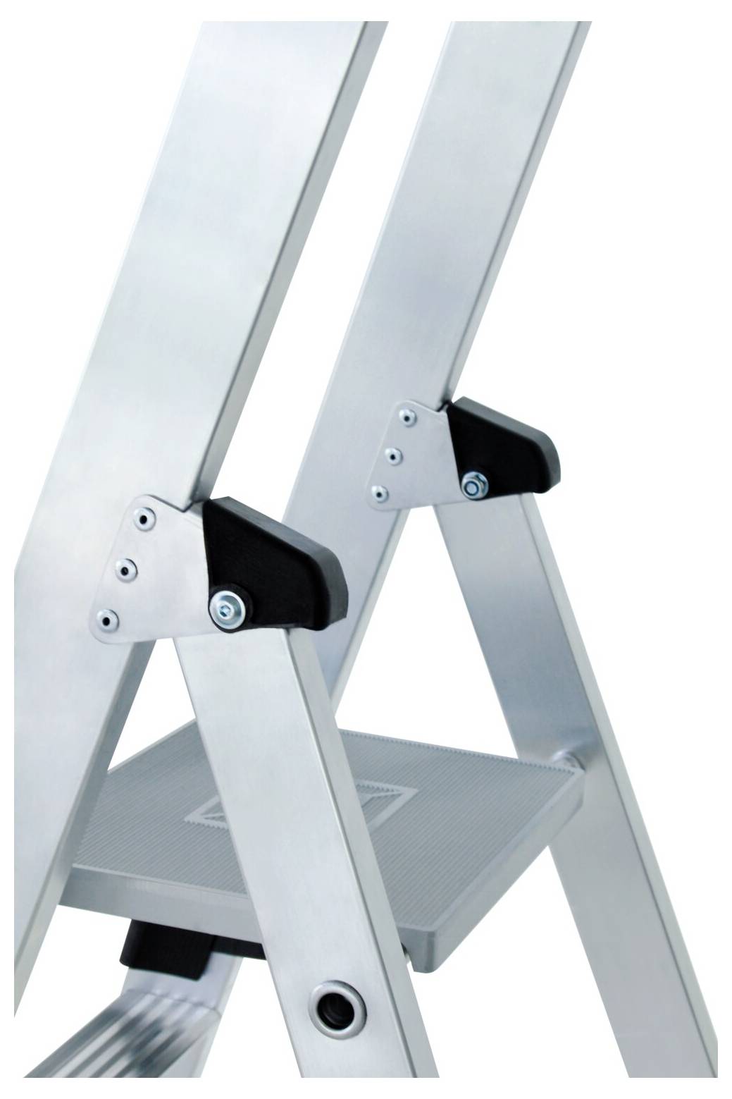 MUNK Günzburger Steigtechnik 042114 Aluminium Stufen-Stehleiter