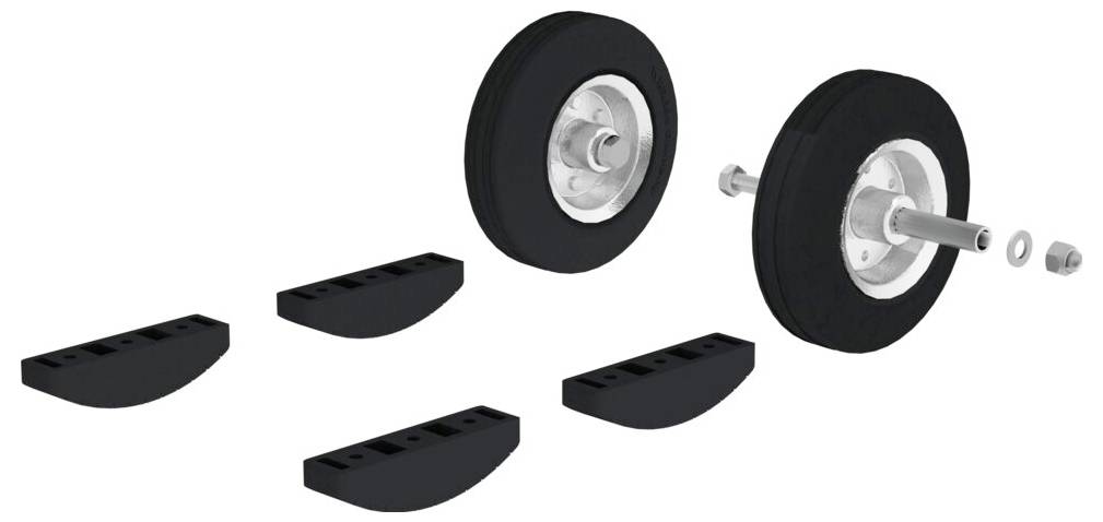 MUNK Günzburger Steigtechnik 050047 Rollensatz 2St.