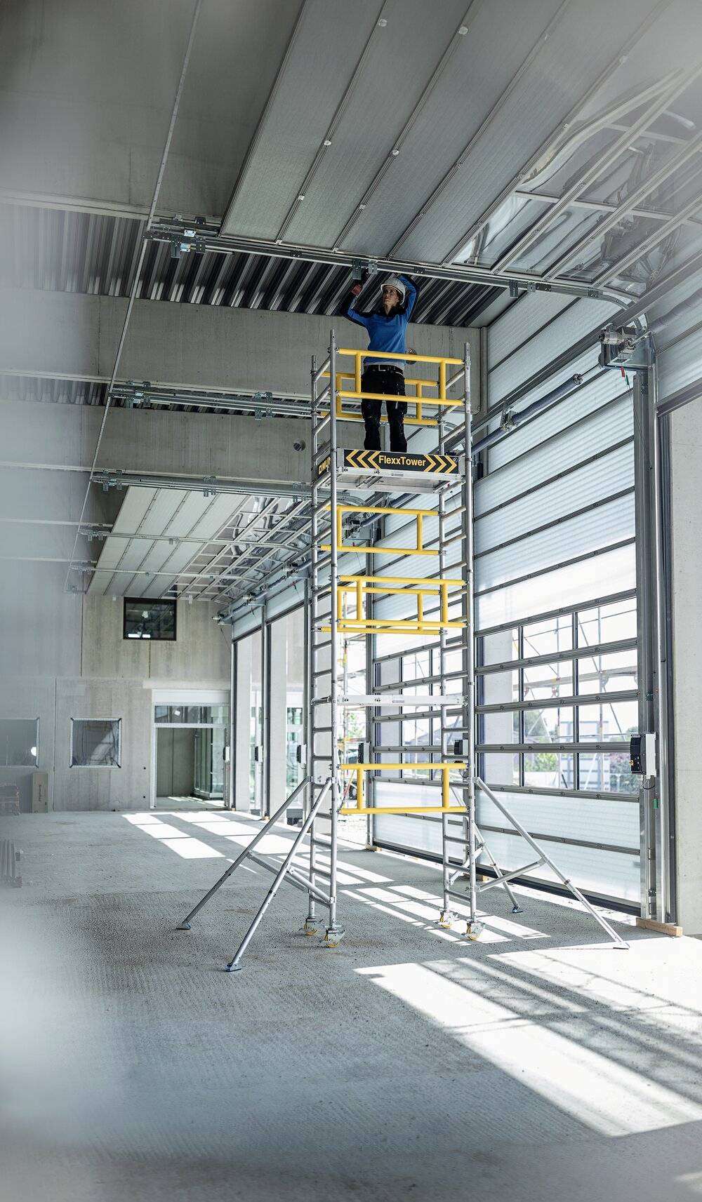 MUNK Günzburger Steigtechnik 125100 Aluminium beschichtet, Aluminium Klappgerüst