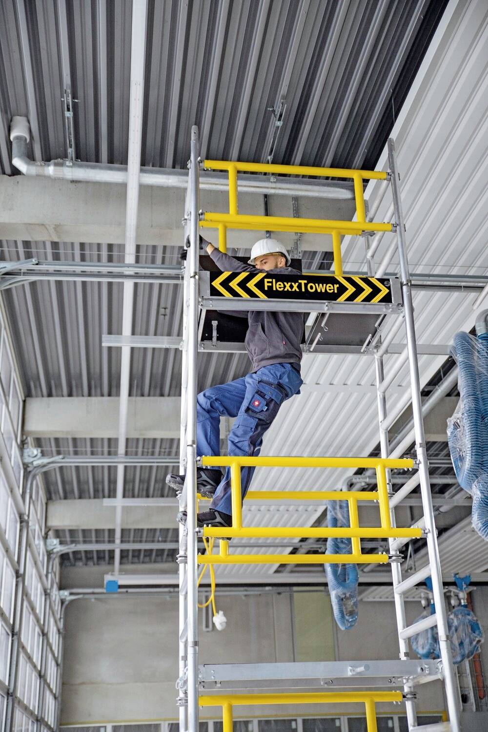 MUNK Günzburger Steigtechnik 125100 Aluminium beschichtet, Aluminium Klappgerüst