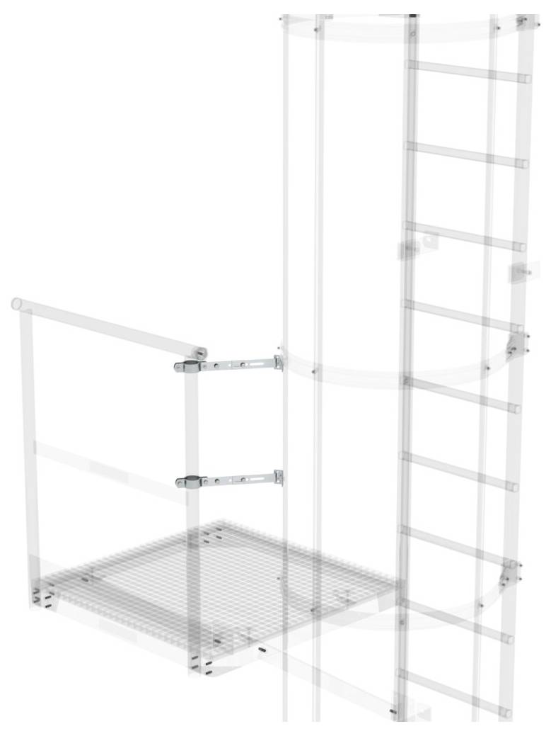 MUNK Günzburger Steigtechnik 063276 Verbindungsstrebe 1St.