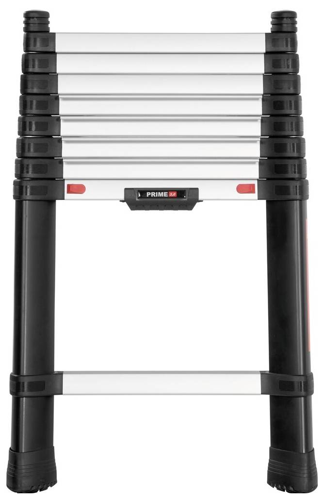 Telesteps 115463 Aluminium, eloxiert Stufen-Teleskopleiter Arbeitshöhe (max.): 3800mm