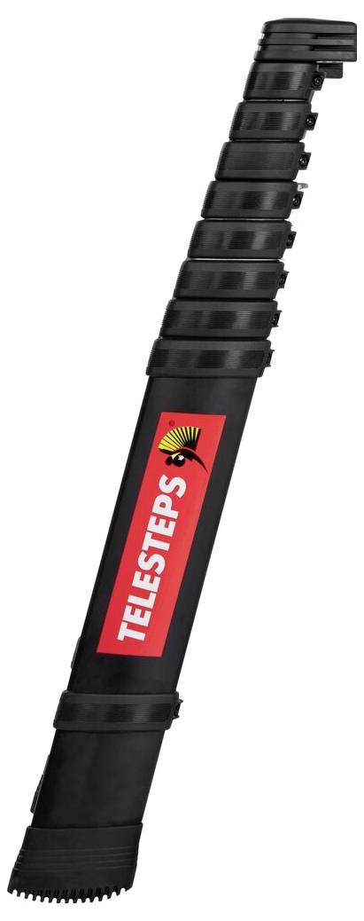 Telesteps 115463 Aluminium, eloxiert Stufen-Teleskopleiter Arbeitshöhe (max.): 3800mm