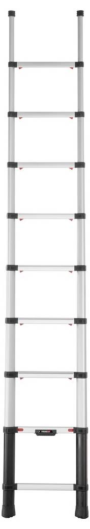 Telesteps 115463 Aluminium, eloxiert Stufen-Teleskopleiter Arbeitshöhe (max.): 3800mm