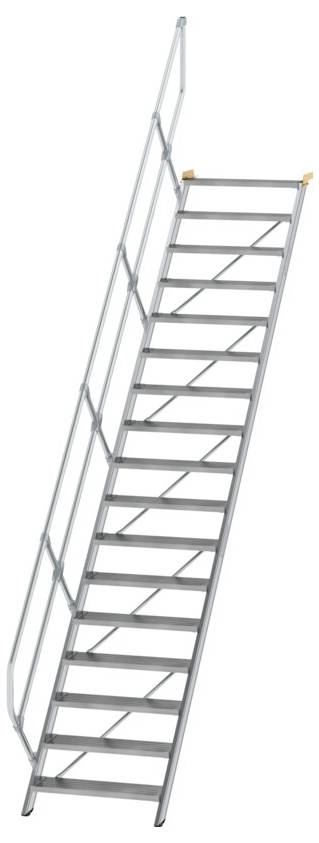 MUNK Günzburger Steigtechnik 600277 Aluminium, Stahl verzinkt Treppe