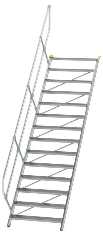 MUNK Günzburger Steigtechnik 600354 Aluminium, Stahl verzinkt Treppe