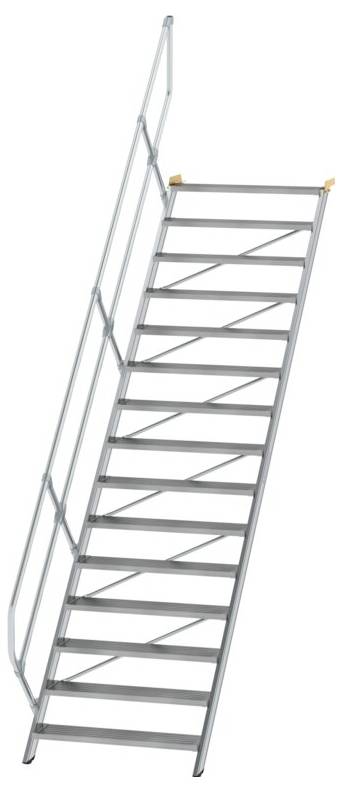 MUNK Günzburger Steigtechnik 600355 Aluminium, Stahl verzinkt Treppe