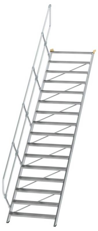 MUNK Günzburger Steigtechnik 600356 Aluminium, Stahl verzinkt Treppe