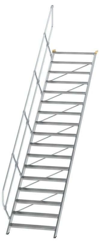 MUNK Günzburger Steigtechnik 600357 Aluminium, Stahl verzinkt Treppe