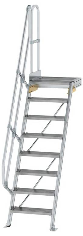 MUNK Günzburger Steigtechnik 600368 Aluminium, Stahl verzinkt Treppe
