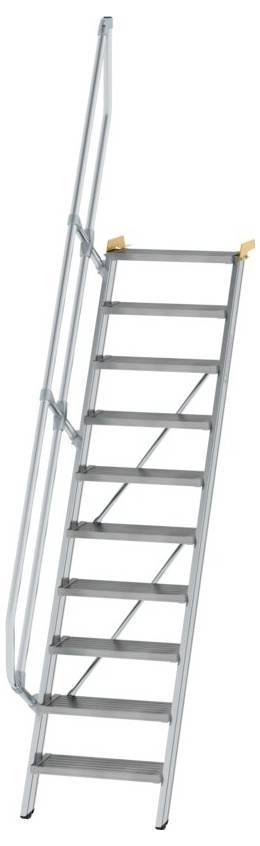 MUNK Günzburger Steigtechnik 600210 Aluminium, Stahl verzinkt Treppe