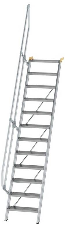 MUNK Günzburger Steigtechnik 600212 Aluminium, Stahl verzinkt Treppe