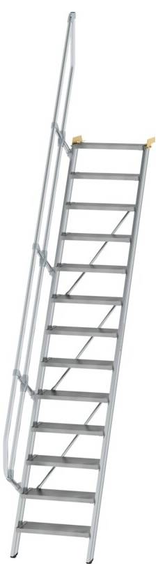 MUNK Günzburger Steigtechnik 600213 Aluminium, Stahl verzinkt Treppe