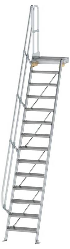 MUNK Günzburger Steigtechnik 600374 Aluminium, Stahl verzinkt Treppe