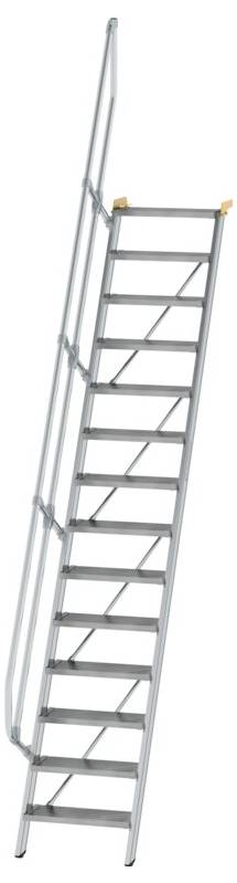 MUNK Günzburger Steigtechnik 600214 Aluminium, Stahl verzinkt Treppe