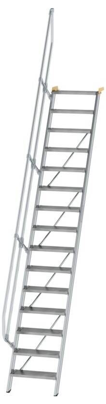 MUNK Günzburger Steigtechnik 600215 Aluminium, Stahl verzinkt Treppe