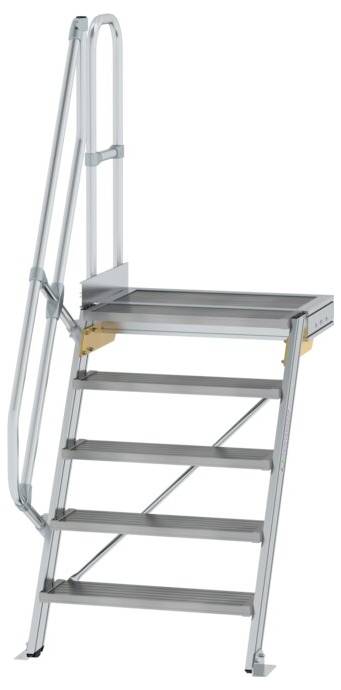 MUNK Günzburger Steigtechnik 600385 Aluminium, Stahl verzinkt Treppe