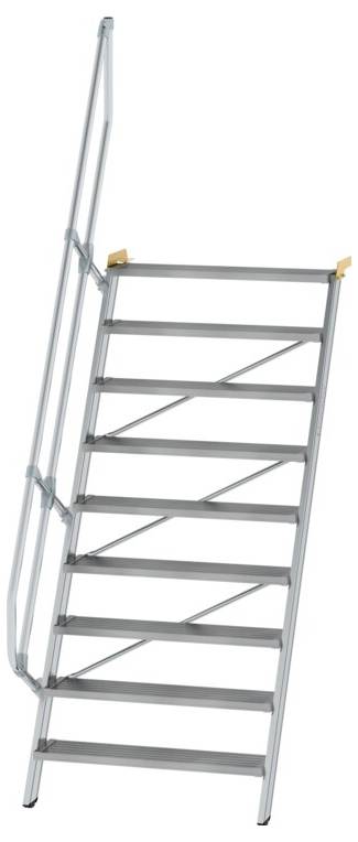 MUNK Günzburger Steigtechnik 600329 Aluminium, Stahl verzinkt Treppe