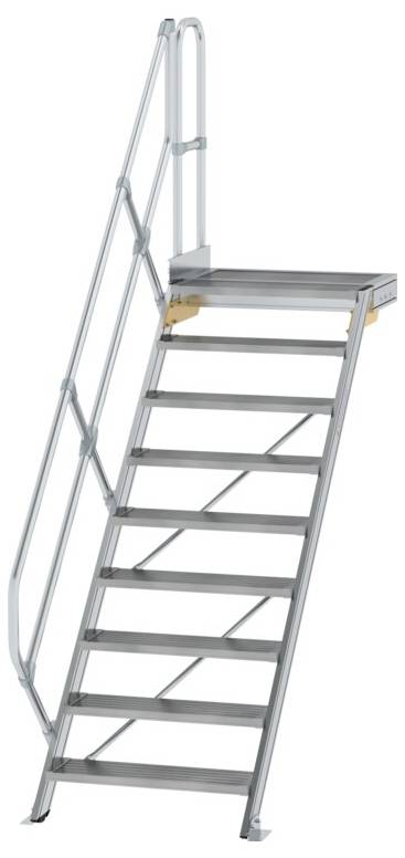 MUNK Günzburger Steigtechnik 600449 Aluminium, Stahl verzinkt Treppe
