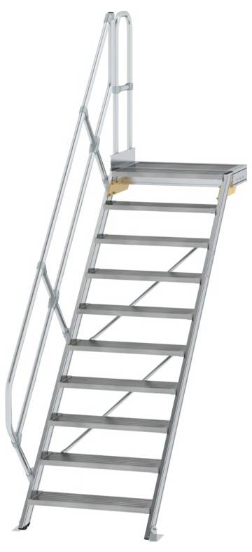 MUNK Günzburger Steigtechnik 600450 Aluminium, Stahl verzinkt Treppe
